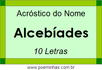 Acróstico de Alcebíades