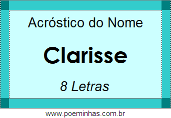 Acróstico de Clarisse