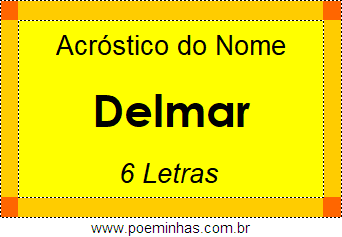 Acróstico de Delmar