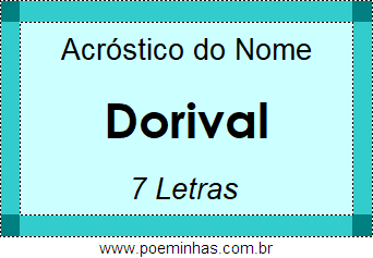 Acróstico de Dorival