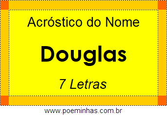 Acróstico de Douglas