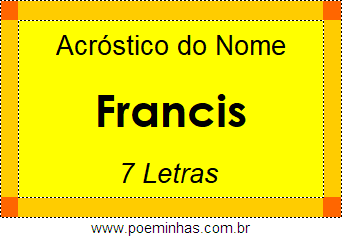 Acróstico de Francis
