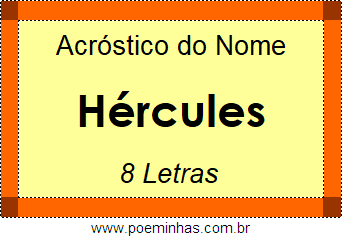 Acróstico de Hércules