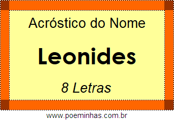 Acróstico de Leonides