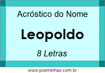 Acróstico de Leopoldo