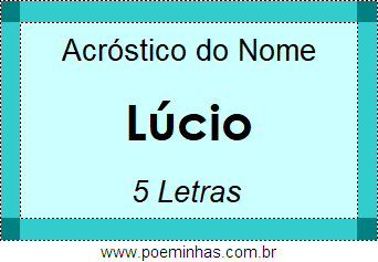 Acróstico de Lúcio
