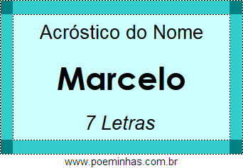 Acróstico de Marcelo