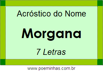 Acróstico de Morgana