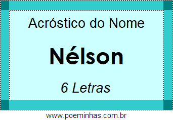 Acróstico de Nélson