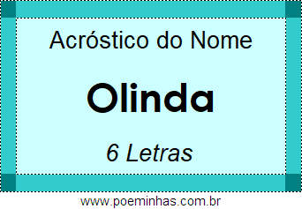 Acróstico de Olinda