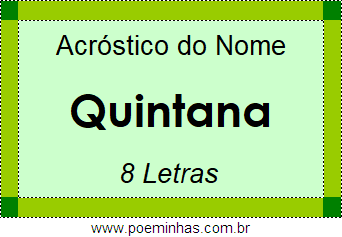 Acróstico de Quintana