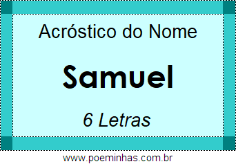 Acróstico de Samuel