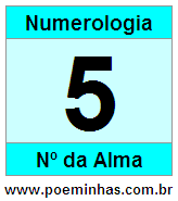 Significado da Alma do Número 5 na Numerologia