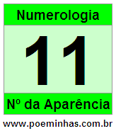 Significado da Aparência do Número 11 na Numerologia
