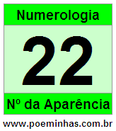 Significado da Aparência do Número 22 na Numerologia