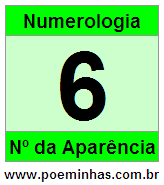 Significado da Aparência do Número 6 na Numerologia