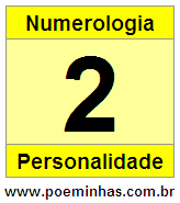 Significado da Personalidade do Número 2 na Numerologia