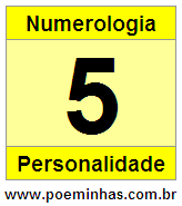 Significado da Personalidade do Número 5 na Numerologia