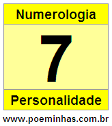 Significado da Personalidade do Número 7 na Numerologia