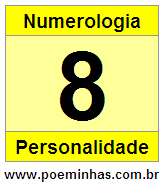 Significado da Personalidade do Número 8 na Numerologia