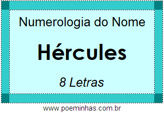 Numerologia do Nome Hércules