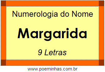 Numerologia do Nome Margarida