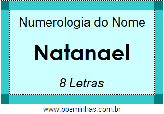 Numerologia do Nome Natanael
