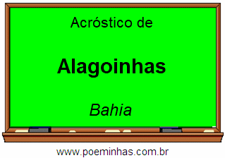 Acróstico da Cidade Alagoinhas