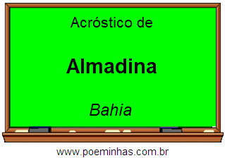 Acróstico da Cidade Almadina