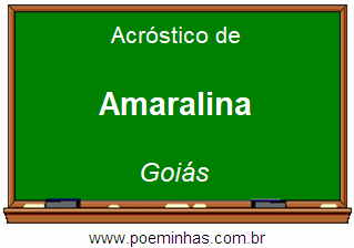 Acróstico da Cidade Amaralina