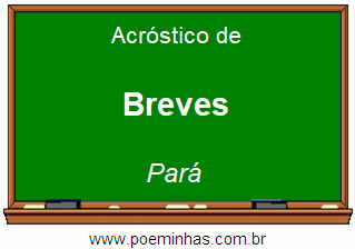 Acróstico da Cidade Breves