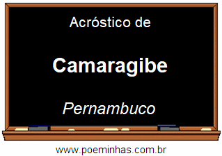 Acróstico da Cidade Camaragibe