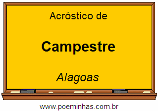 Acróstico da Cidade Campestre