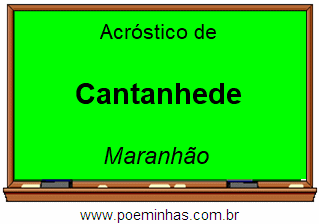 Acróstico da Cidade Cantanhede