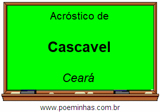 Acróstico da Cidade Cascavel