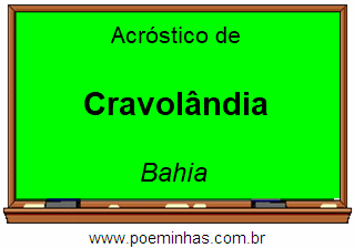 Acróstico da Cidade Cravolândia