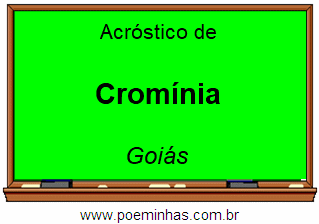 Acróstico da Cidade Cromínia