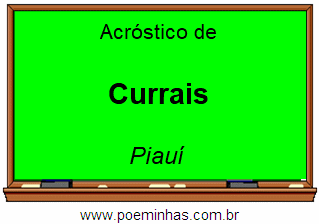 Acróstico da Cidade Currais