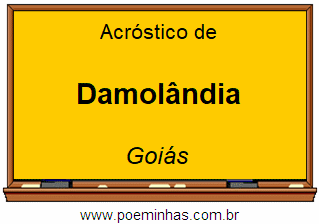 Acróstico da Cidade Damolândia