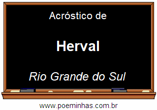 Acróstico da Cidade Herval