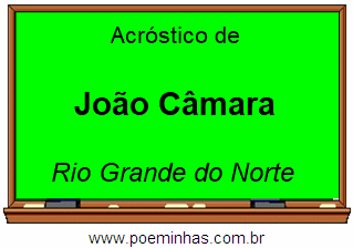 Acróstico da Cidade João Câmara