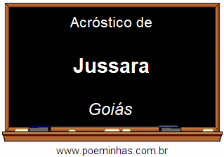 Acróstico da Cidade Jussara