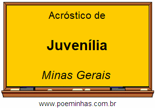 Acróstico da Cidade Juvenília