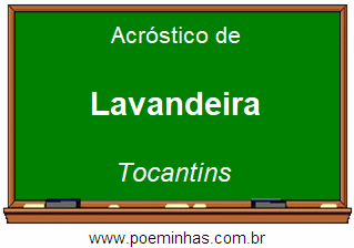 Acróstico da Cidade Lavandeira