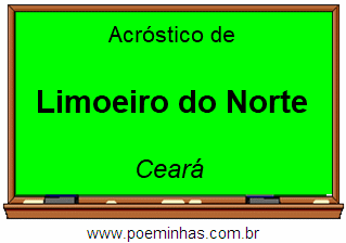 Acróstico da Cidade Limoeiro do Norte