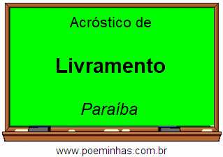 Acróstico da Cidade Livramento