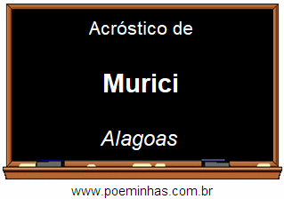 Acróstico da Cidade Murici