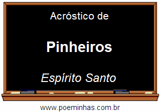 Acróstico da Cidade Pinheiros