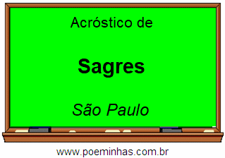 Acróstico da Cidade Sagres