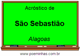 Acróstico da Cidade São Sebastião